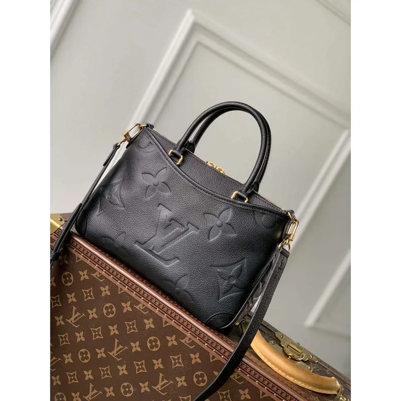 LV M46488 Louis Vuitton Trianon PM Taška Monogram Černá