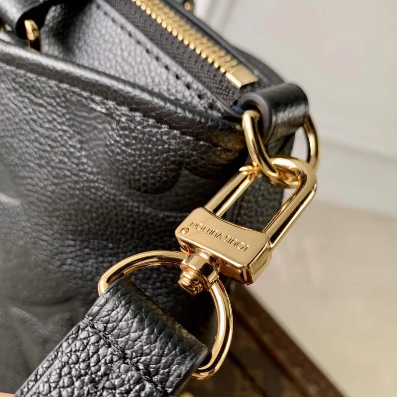 LV M46488 Louis Vuitton Trianon PM Taška Monogram Černá