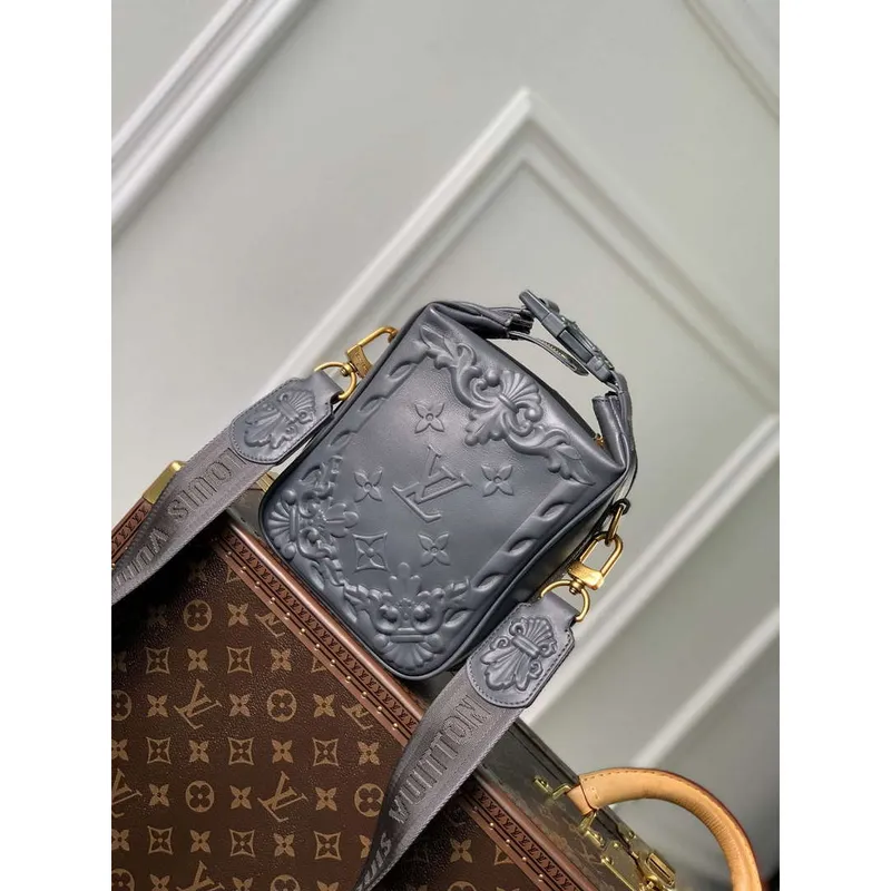 LV M21812 Louis Vuitton Cruiser Messenger Bag Tmavě šedá