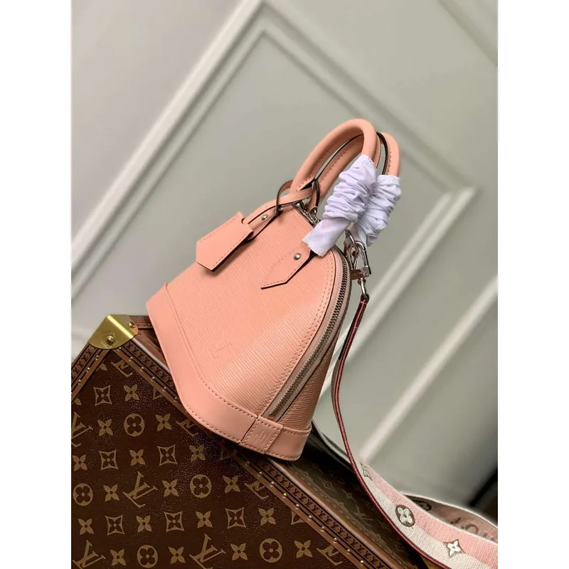 LV M21682 Louis Vuitton Alma BB Taška Rose Trianon Růžová
