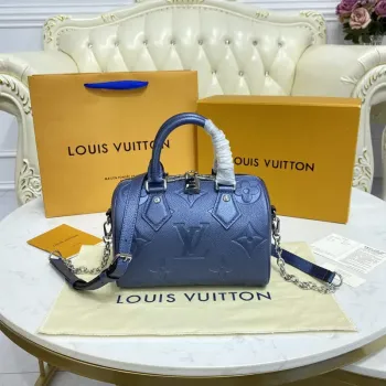 LV M58953 Louis Vuitton Speedy Bandoulière 20 Taška Modrá