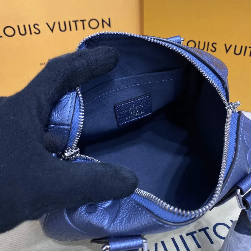LV M58953 Louis Vuitton Speedy Bandoulière 20 Taška Modrá