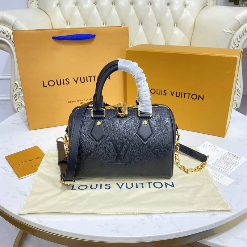 LV M58953 Louis Vuitton Speedy Bandoulière 20 Taška Černá