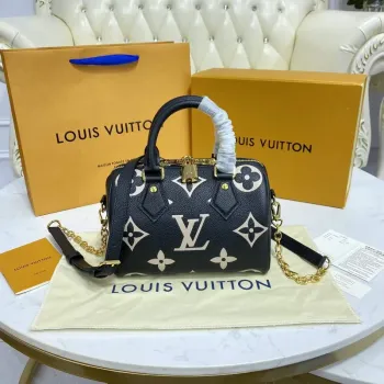 LV M46575 Louis Vuitton Speedy Bandoulière 20 Taška Černá