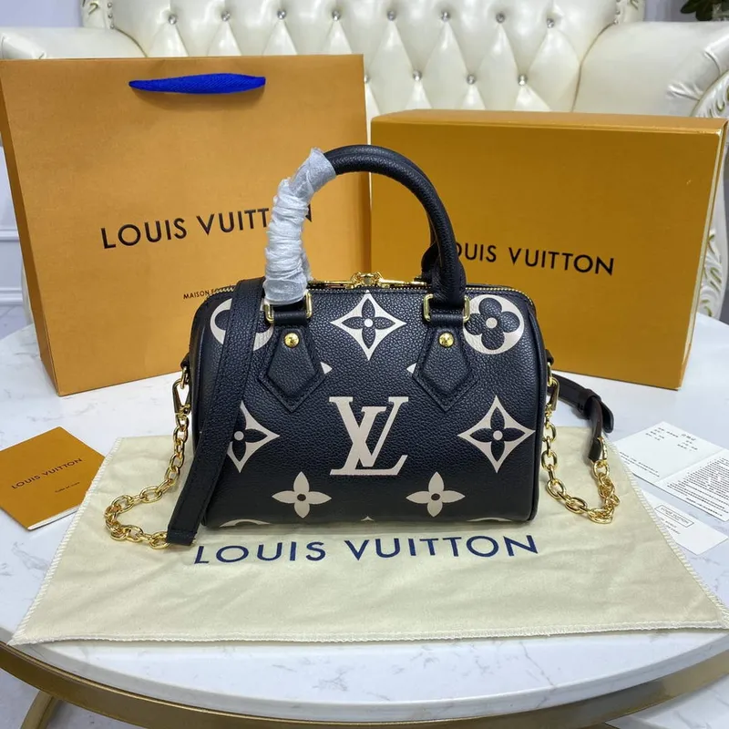 LV M46575 Louis Vuitton Speedy Bandoulière 20 Taška Černá