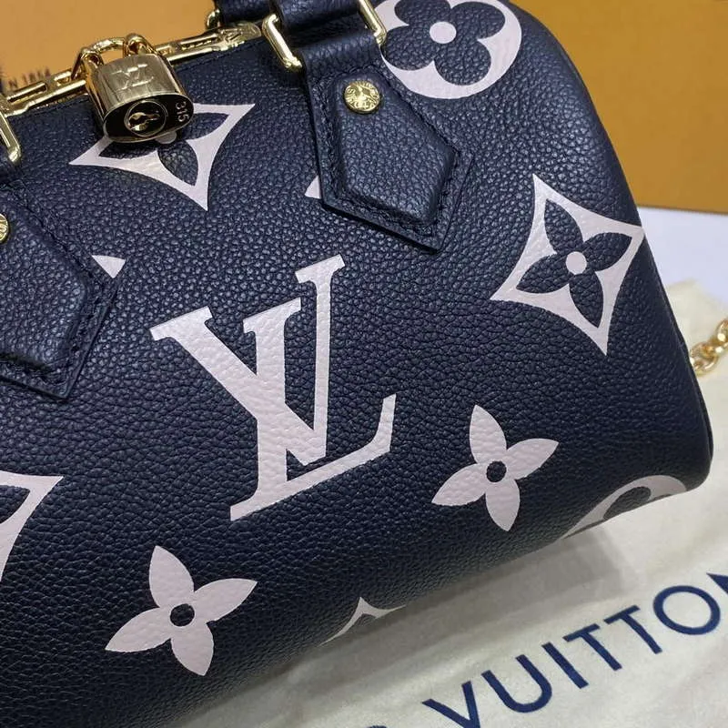 LV M46575 Louis Vuitton Speedy Bandoulière 20 Taška Černá