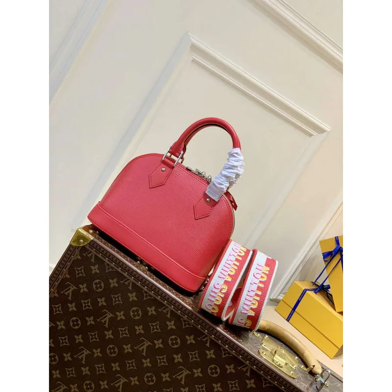LV M59346 Louis Vuitton Alma BB Taška Dragon Fruit Pink
