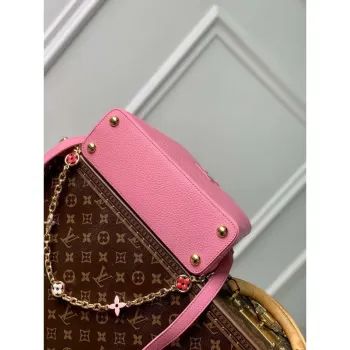 LV M22375 Louis Vuitton Capucines BB Taška Růžová