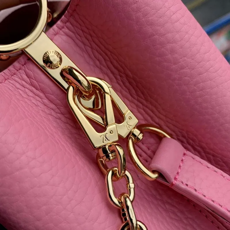LV M22375 Louis Vuitton Capucines BB Taška Růžová
