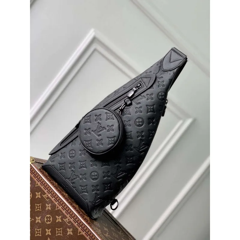 LV M21890 Louis Vuitton Duo Slingbag Černá