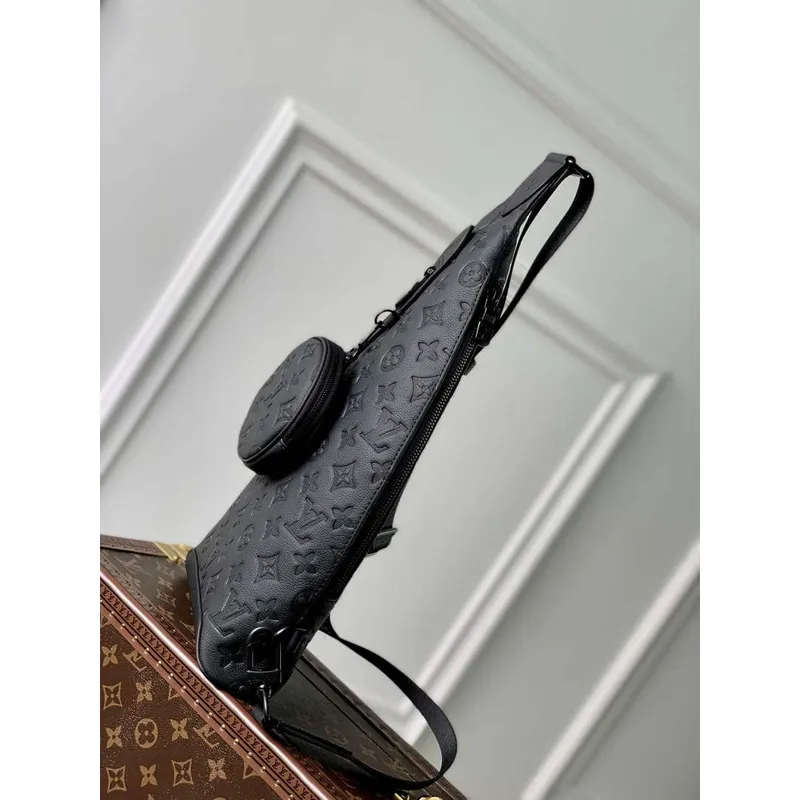 LV M21890 Louis Vuitton Duo Slingbag Černá