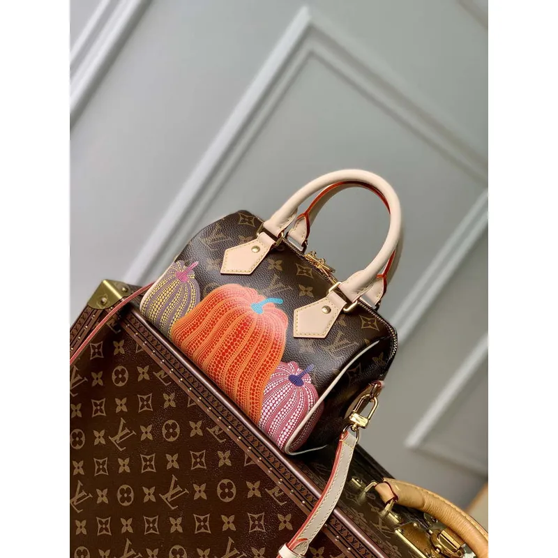 Louis Vuitton M46469 LV x YK Speedy Bandoulière 20 Taška Monogram
