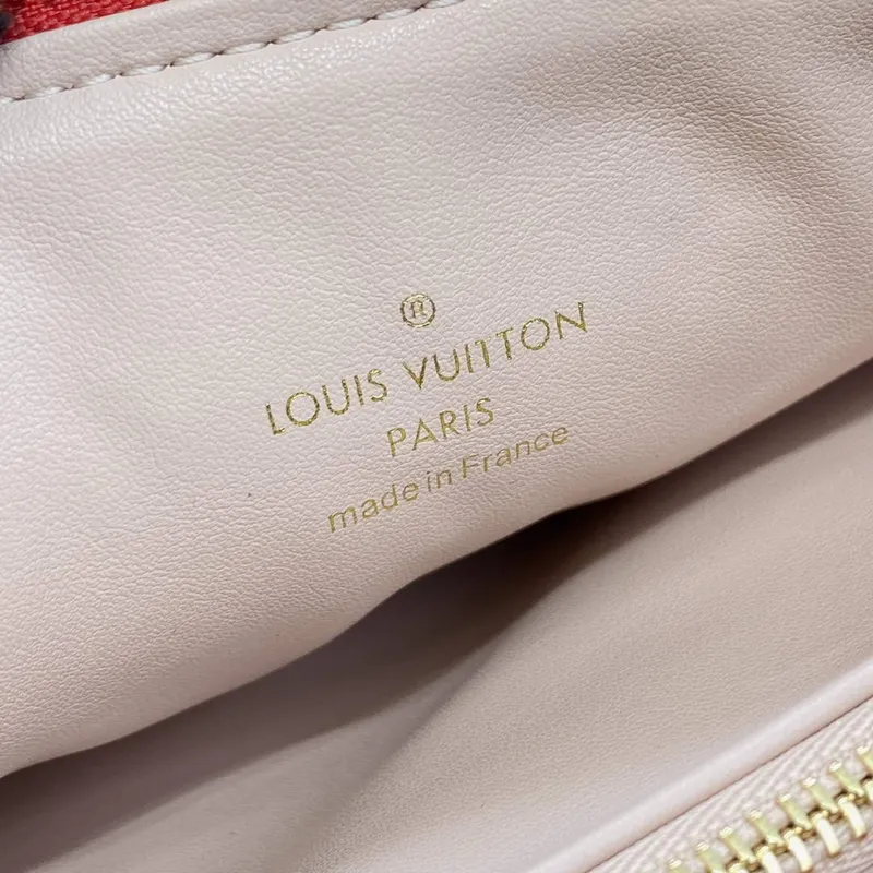LV M22397 Louis Vuitton Coussin PM Kabelka Coquelicot Červená