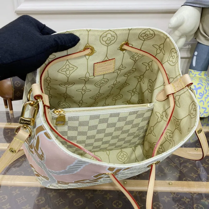 LV N40474 Louis Vuitton Néonoé MM Kabela typu bucket