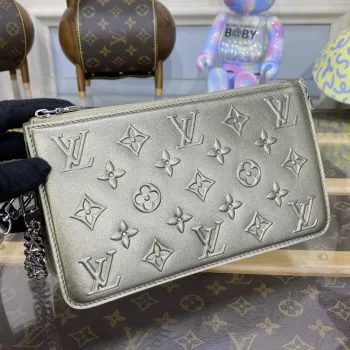 LV M81828 Louis Vuitton Lexington Pouch Bag Světle zlatá