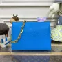 LV M21773 Louis Vuitton Coussin PM Kabelka Modrá