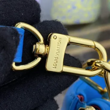 LV M21773 Louis Vuitton Coussin PM Kabelka Modrá