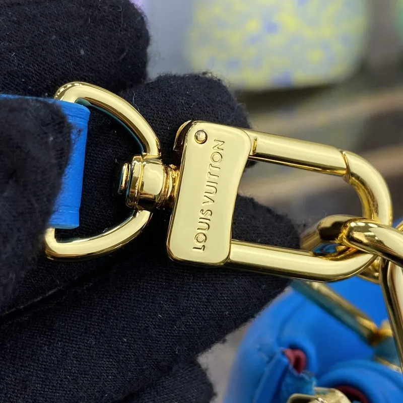 LV M21773 Louis Vuitton Coussin PM Kabelka Modrá