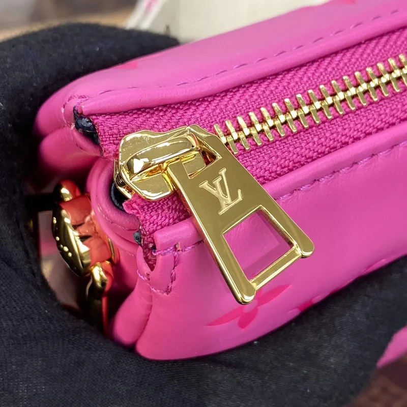 LV M21773 Louis Vuitton Coussin PM Kabelka Rose Miami Pink
