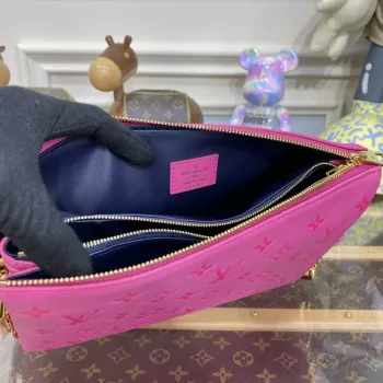 LV M21773 Louis Vuitton Coussin PM Kabelka Rose Miami Pink