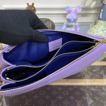 LV M21439 Louis Vuitton Coussin PM Kabelka Světle Fialová