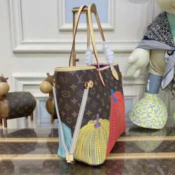 Louis Vuitton M46468 LV x YK Neverfull MM Taška
