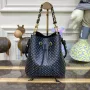 LV M22598 Louis Vuitton Néonoé BB Kabela na řetěz černá