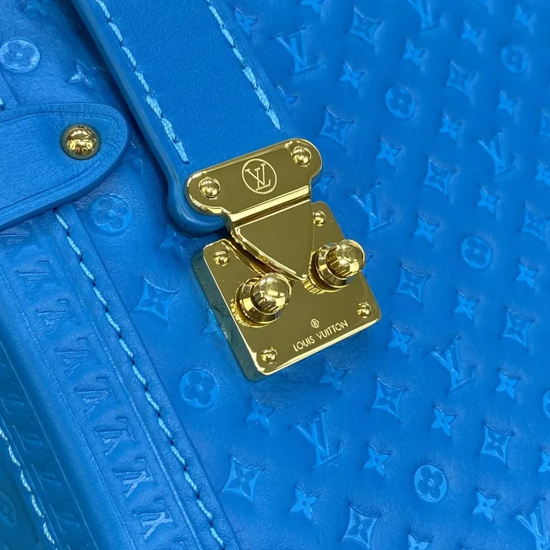 LV M46358 Louis Vuitton Boční Kufr PM Taška Modrá