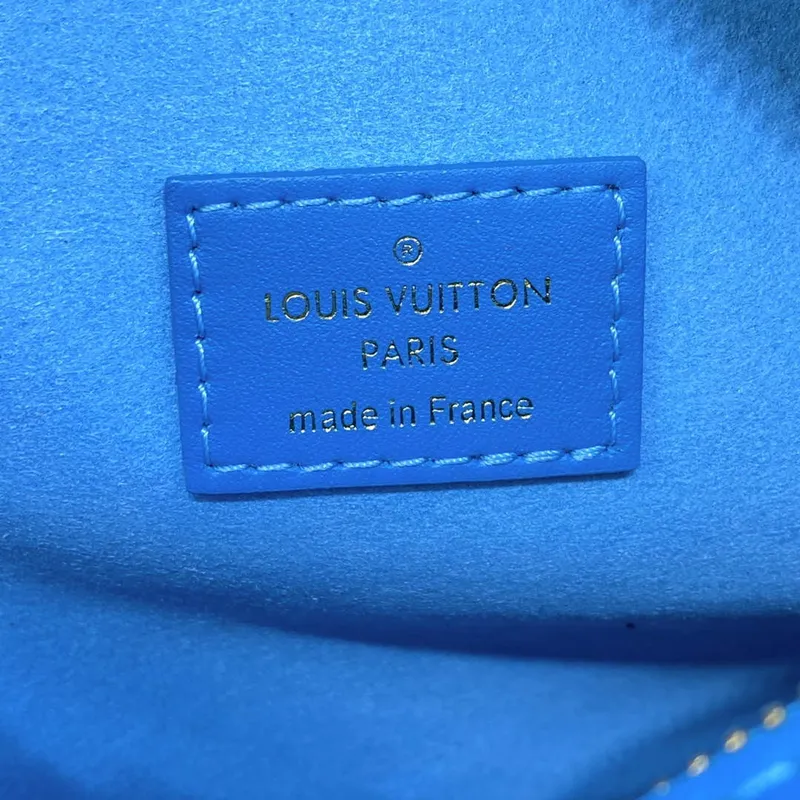 LV M46358 Louis Vuitton Boční Kufr PM Taška Modrá