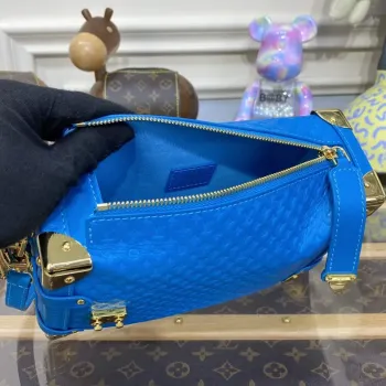 LV M46358 Louis Vuitton Boční Kufr PM Taška Modrá