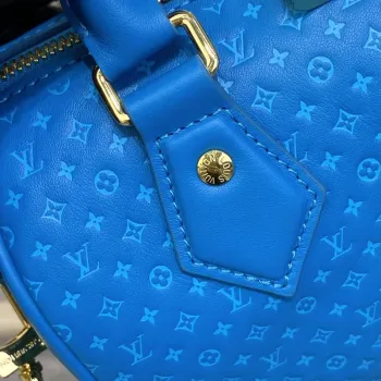 LV M22596 Louis Vuitton Speedy Bandoulière 20 Kabelka Modrá