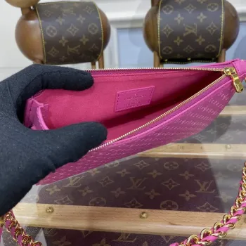 LV M82232 Louis Vuitton Lexington Pouch Bag Růžová