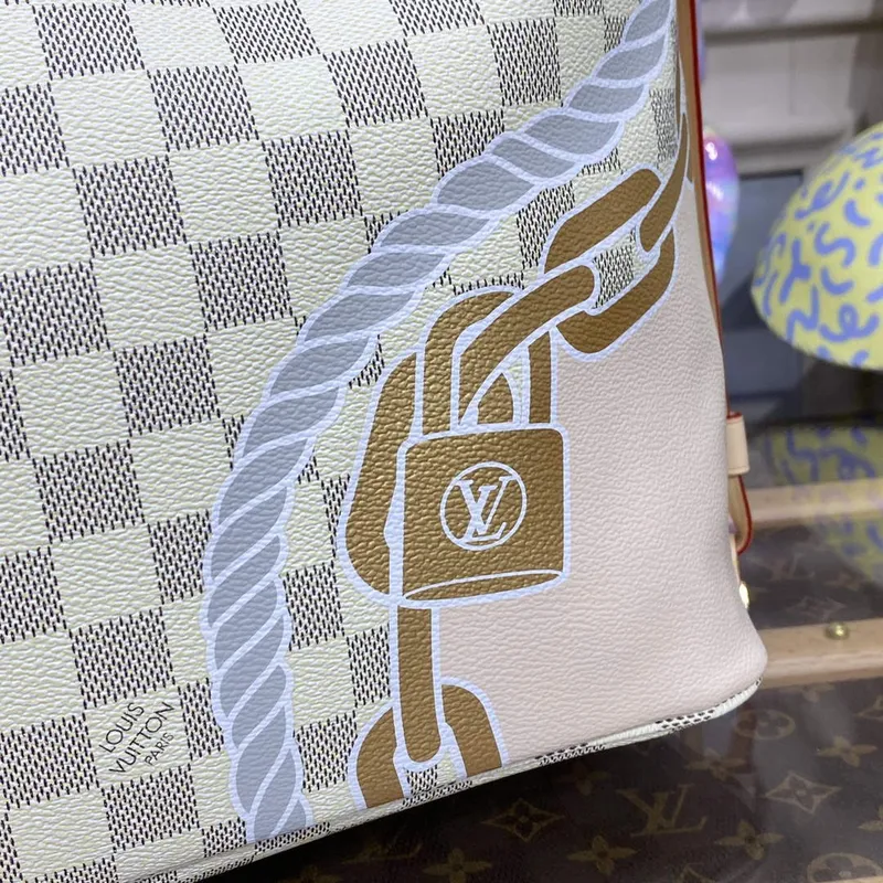 LV N40471 Louis Vuitton Neverfull MM Damier Tote Bag