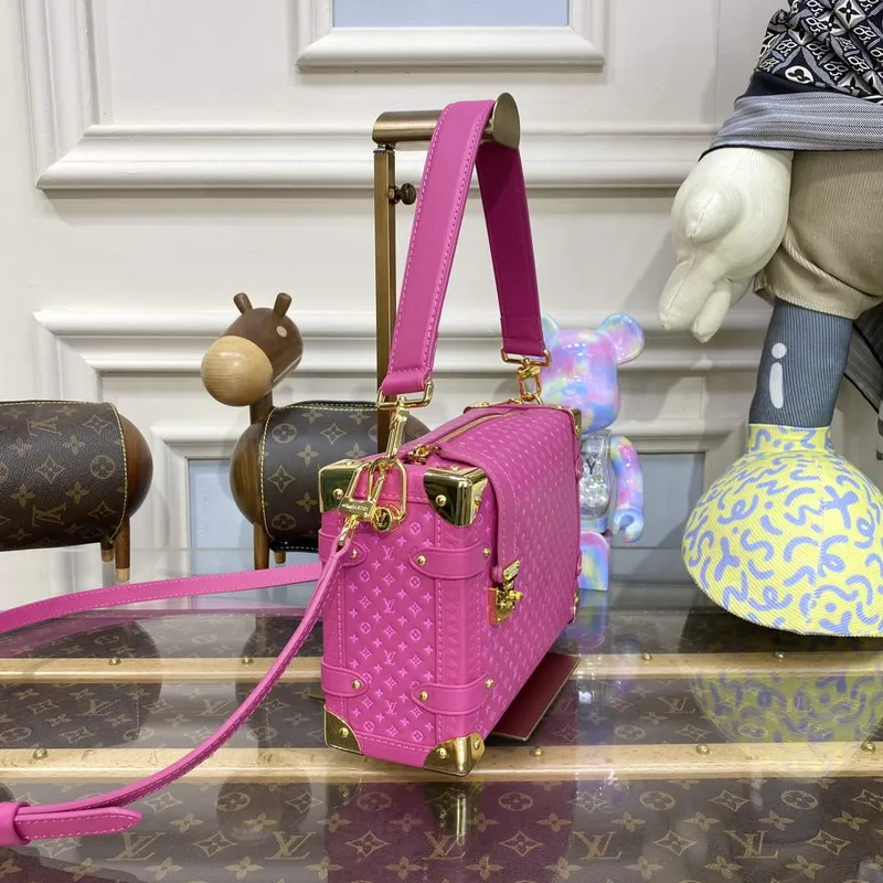 LV M46358 Louis Vuitton Boční Kufr PM Taška M21709 Růžová