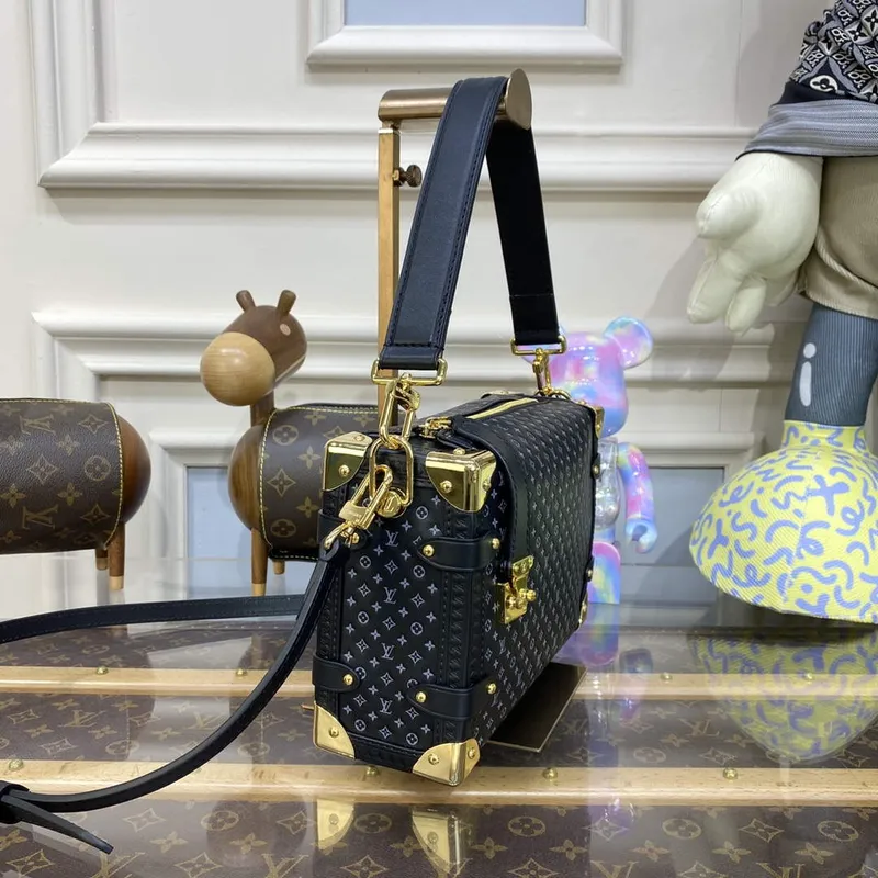 LV M46358 Louis Vuitton Boční Trunk PM Taška M21709 Černá