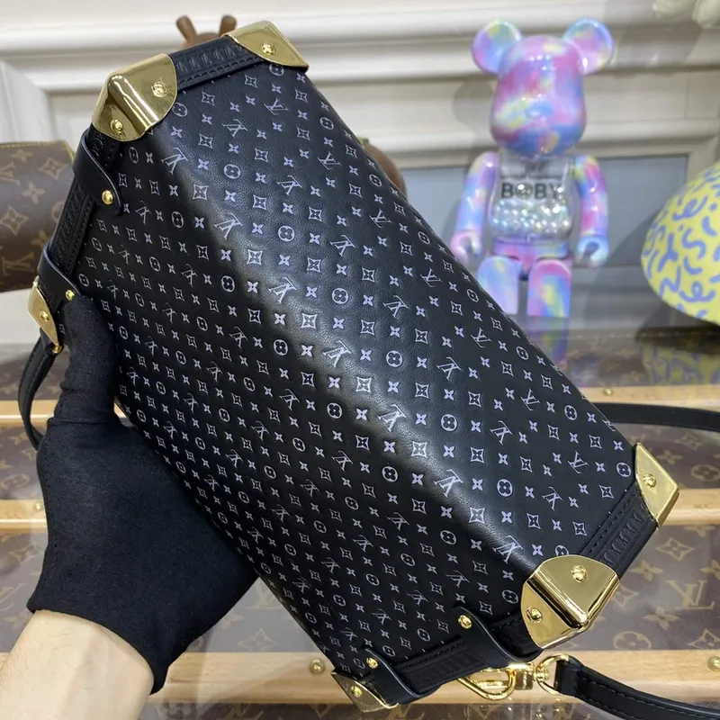 LV M46358 Louis Vuitton Boční Trunk PM Taška M21709 Černá