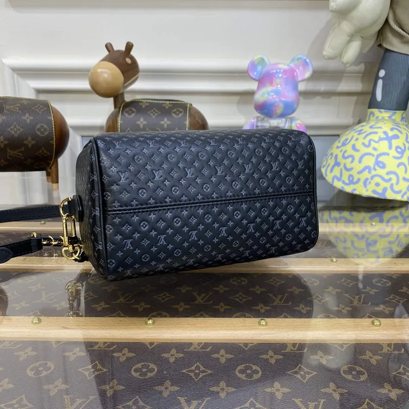 LV M22595 Louis Vuitton Speedy Bandoulière 20 Kabelka Černá