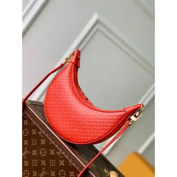 LV M22594 Louis Vuitton Loop Baguette Kabelka Červená