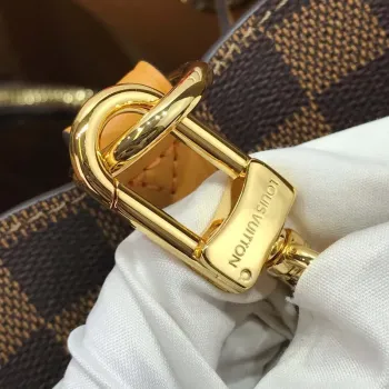 LV N40213 Louis Vuitton NéONOé MM Taška Damier Ebene Safránová Žlutá