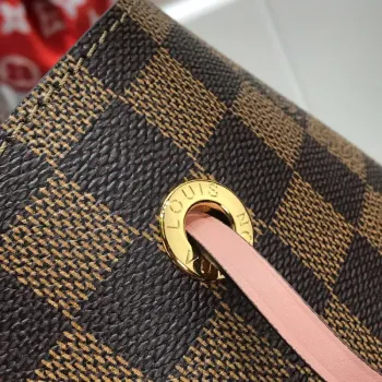 LV N40198 Louis Vuitton NéONOé MM Taška Damier Ebene Venus Pink