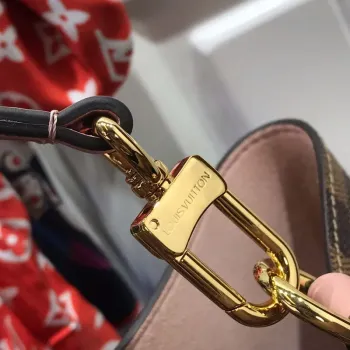 LV N40198 Louis Vuitton NéONOé MM Taška Damier Ebene Venus Pink