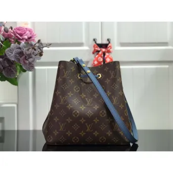LV M44021 Louis Vuitton NéONOé MM Taška Monogram Modrá