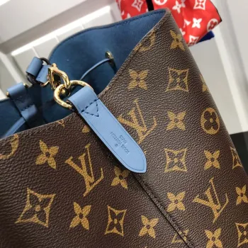 LV M44021 Louis Vuitton NéONOé MM Taška Monogram Modrá
