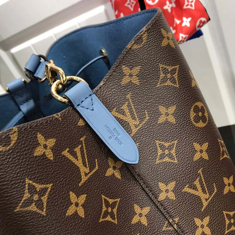 LV M44021 Louis Vuitton NéONOé MM Taška Monogram Modrá