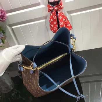 LV M44021 Louis Vuitton NéONOé MM Taška Monogram Modrá