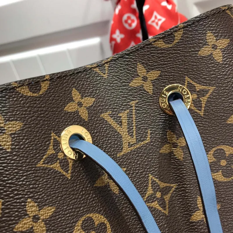 LV M44021 Louis Vuitton NéONOé MM Taška Monogram Modrá