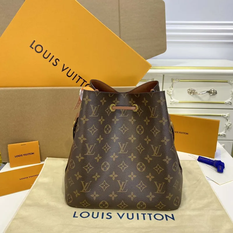 LV M44887 Louis Vuitton MM NéONOé Taška Monogram Karamelově Hnědá