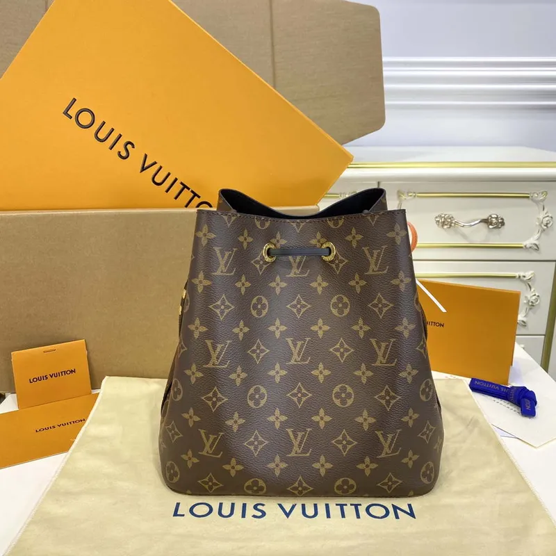 LV M44020 Louis Vuitton NéONOé MM Taška Monogram Černá