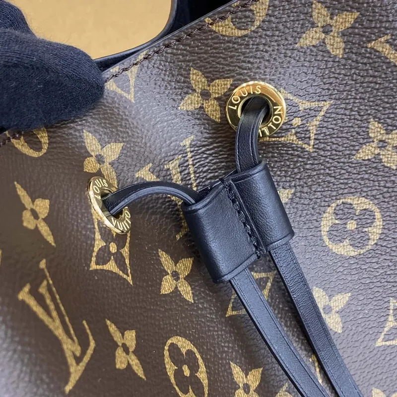 LV M44020 Louis Vuitton NéONOé MM Taška Monogram Černá
