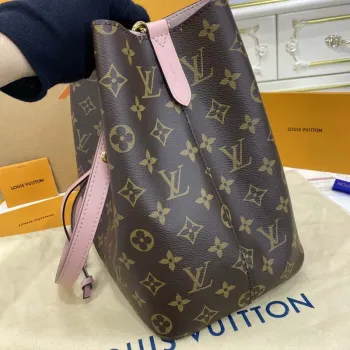 LV M44022 Louis Vuitton MM NéONOé Taška Monogram Růžová